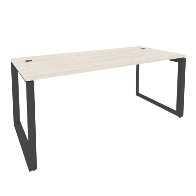 Onix Direct Стол рабочий руководителя на О-образном м/к O.MO-SRR-5.8 Денвер Светлый/Металл Антрацит