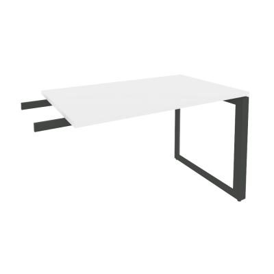 Onix Direct Брифинг-приставка на О-образном м/к O.MO-BR-11 Белый Бриллиант/Металл Антрацит 1180*720*