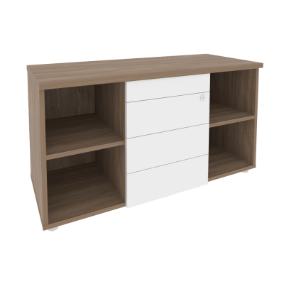 Onix Direct Тумба сервисная с ящиками TIP-ON O.TS-11 TIP Дуб Аризона/Белый Бриллиант 1100*460*598