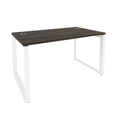 Onix Direct Стол рабочий руководителя на О-образном м/к O.MO-SRR-3.8 Дуб Мали/Металл Белый 1380*800*