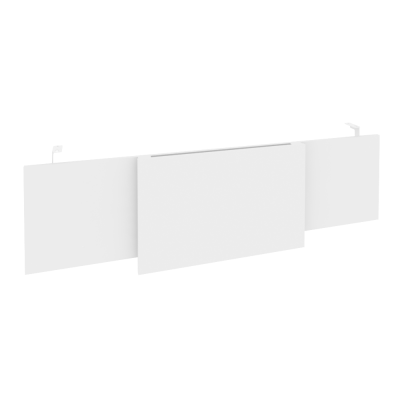 Onix Direct Царга стола руководителя O.M-CSR-5 Белый Бриллиант/Металл Белый 1540*450*54