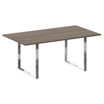 Metal System Direct Стол перег. О-обр. м/к БО.ПРГ-180 Вяз Благородный/Нержавеющая Сталь 1800*1000*75