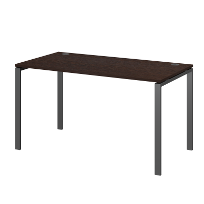 Стол на металлокаркасе Арго-М АМ-002.60 Дуб венге/Антрацит (1200x600x760)