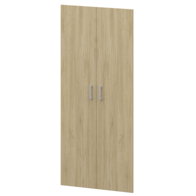 Двери из ЛДСП к широким стеллажам Аргентум НТ-602.2.Ф Баттл Рок (780x16x1948)