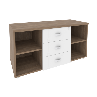 Onix Direct Тумба сервисная с ящиками O.TS-11 Дуб Аризона/Белый Бриллиант 1100*460*576