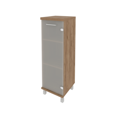 First Шкаф средний узкий правый KSU-2.4 (R) Дуб Табак 401*432*1260