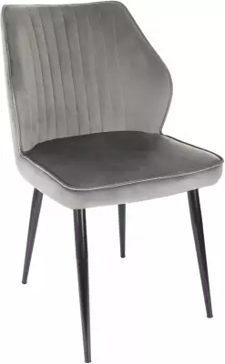 Стул для дома Бюрократ CH-K5 т.серый Holland 18 металл черный на ножках (CH-K5_1/HL18)