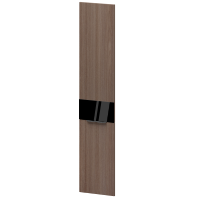 Дверь левая Акцент КТ-51.18.Ф Темный шимо (386x16x1870)