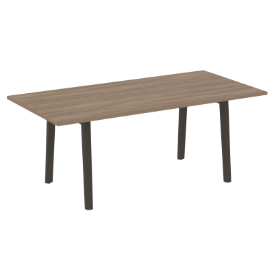 Onix Wood Direct Стол переговорный OW.PRG-19 Дуб Аризона/Дуб Темный/Металл Антрацит 1980*980*750