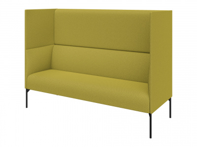 Диван 3-местный высокий, Бридж, Brd3H-2, sweet_green, ткань: рогожка