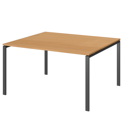 Стол переговорный на металлокаркасе Арго-М АМП-003.123 Ольха/Антрацит (1400x1236x760)