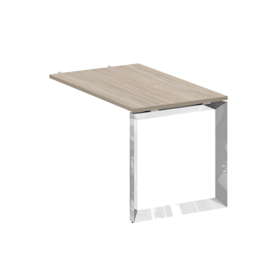 Onix Direct Lux Брифинг-приставка О-обр. м/к M-O.MO-BR-11 Дуб Аттик/Нержавеющая Сталь/Хром 1180*720*