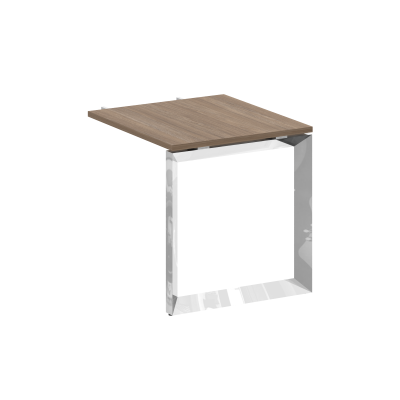 Onix Direct Lux Брифинг-приставка О-обр. м/к M-O.MO-BR-7 Дуб Аризона/Нержавеющая Сталь/Хром 780*720*