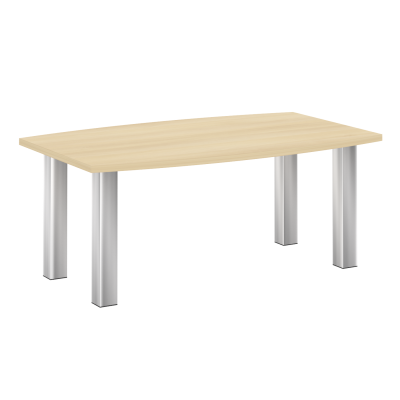 Yalta Стол переговорный M-LT.SP-3 Акация Лорка/Нержавеющая Сталь 1800*1100*750