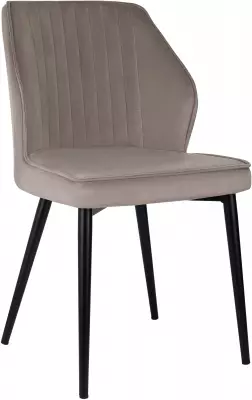 Стул для дома Бюрократ CH-K5 т.бежевый Holland 61 металл черный на ножках (CH-K5_1/HL61)