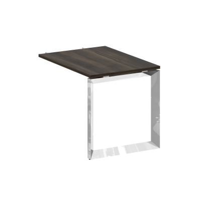 Onix Direct Lux Брифинг-приставка О-обр. м/к M-O.MO-BR-9 Дуб Мали/Нержавеющая Сталь/Хром 980*720*750