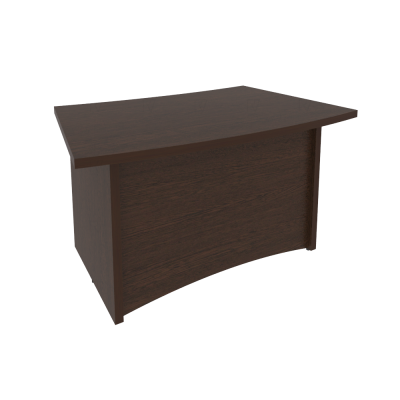 First Стол руководителя криволинейный KSR-5 Венге Цаво 1400*900*765