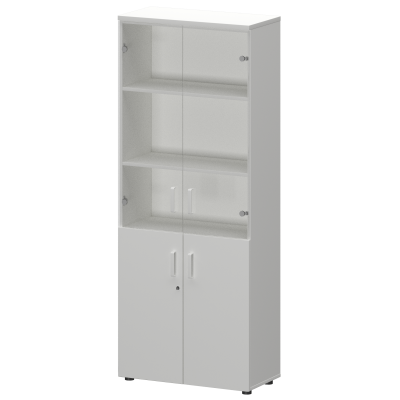 Шкаф Смарт СМШ-58ДС Белый (792x380x1990)