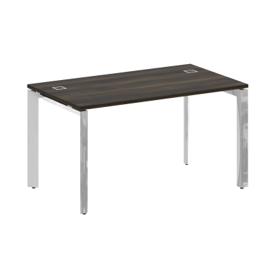 Onix Direct Lux Стол руководителя П-обр. м/к M-O.MP-SRR-3.8 Дуб Мали/Нержавеющая Сталь/Хром 1380*800