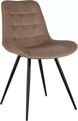 Стул для дома Бюрократ CH-K2 св.коричневый Holland 65 металл черный на ножках (CH-K2_1/HL65)