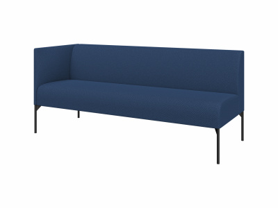 Модуль 3-местный правый, Бридж, Brd3R, sweet_blue, ткань: рогожка