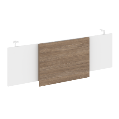 Onix Direct Lux Царга стола руководителя O.M-CSR-4 Белый Бриллиант/Дуб Аризона/Хром 1340*450*54