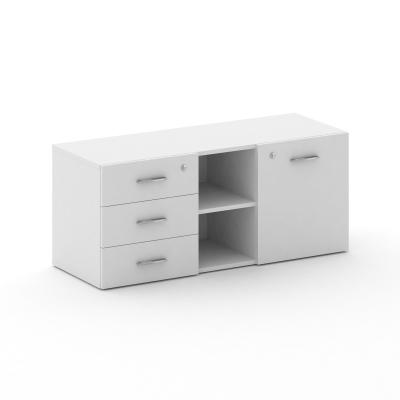 Fresco Греденция FRU.GR-2 Белый Бриллиант/Хром 1250*460*532