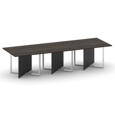 Shift Стол переговорный, тройной, прямоугольный SK.SP-KV-110-3 Дуб Мали/Антрацит 3300*1100*753