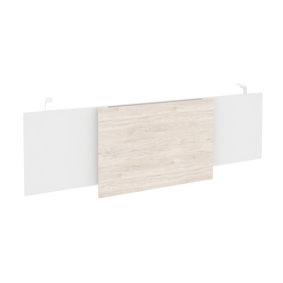 Onix Direct Царга стола руководителя O.M-CSR-4 Белый Бриллиант/Денвер Светлый/Металл Белый 1340*450*