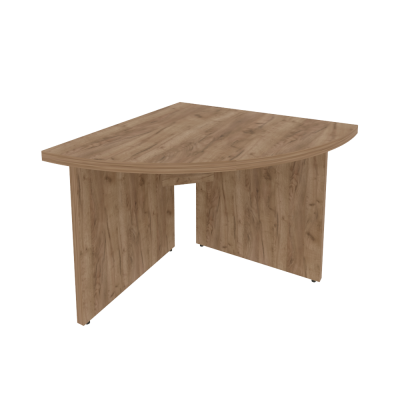 First Угловой модуль переговорного стола левый KPR-4 (L) Дуб Табак 900*900*765