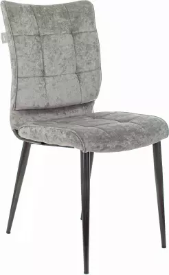 Стул для дома Бюрократ CH-K10 серый Light 19 металл черный на ножках (CH-K10_1/LT19)