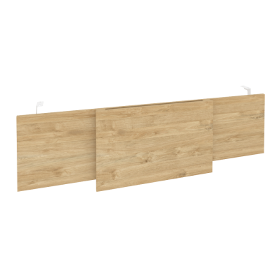 Onix Direct Царга стола руководителя O.M-CSR-5 Тиквуд Светлый/Металл Белый 1540*450*54