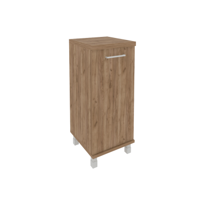 First Шкаф низкий узкий левый KSU-3.1 (L) Дуб Табак 401*432*958