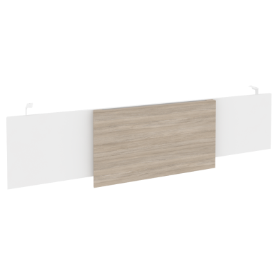 Onix Direct Царга стола руководителя O.M-CSR-6 Белый Бриллиант/Дуб Аттик/Металл Белый 1740*450*54