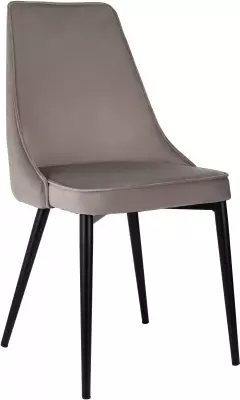 Стул для дома Бюрократ CH-K4 т.бежевый Holland 61 металл черный на ножках (CH-K4_1/HL61)