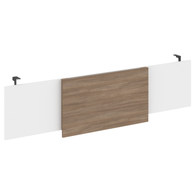 Onix Direct Царга стола руководителя O.M-CSR-6 Дуб Аризона/Белый Бриллиант/Металл Антрацит 1740*450*