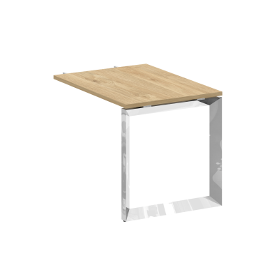 Onix Direct Lux Брифинг-приставка О-обр. м/к M-O.MO-BR-9 Тиквуд Светлый/Нержавеющая Сталь/Хром 980*7