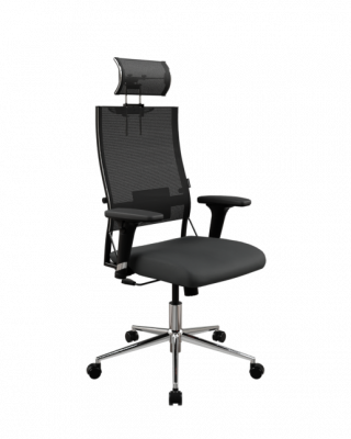 Кресло Ergolife Sit Air 24/7 B2-281D - Italy+UMF(X1) /Km00/Wh00/D02P/H21mM-2D(M09.B23.G18.W01) (МЕТТА/METTA)