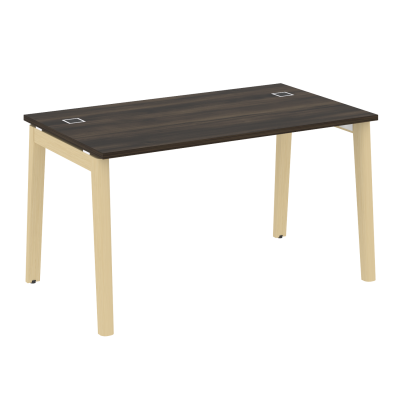 Onix Wood Direct Стол руководителя OW.SRR-3.8 Дуб Мали/Дуб Светлый/Металл Белый 1380*800*750