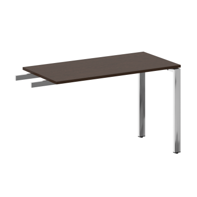 Metal System Direct Брифинг-приставка БП.ПР-4 Венге Цаво/Нержавеющая Сталь 1200*600*750