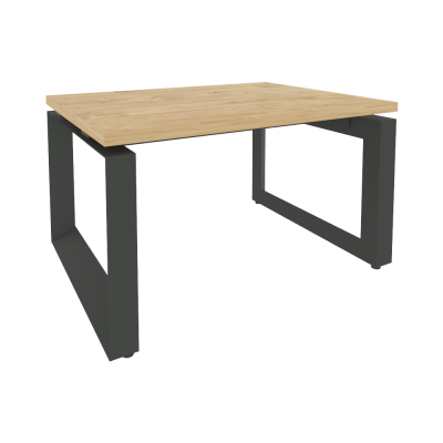 Onix Direct Стол журнальный на О-образном м/к O.MO-SJ-1 Тиквуд Светлый/Металл Антрацит 780*600*450