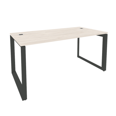 Onix Direct Стол рабочий руководителя на О-образном м/к O.MO-SRR-4.8 Денвер Светлый/Металл Антрацит