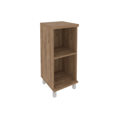 First Стеллаж низкий узкий KSU-3 Дуб Табак 401*432*958