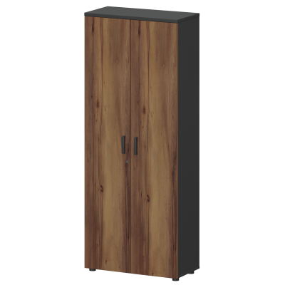 Шкаф Смарт СМШ-58Д Тип1 Графит/Таксония (792x380x1990)