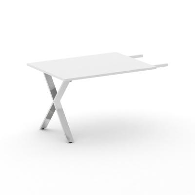 Cross Брифинг-приставка CRF.BR-2 Белый/Нерж. Сталь 1200*900*750