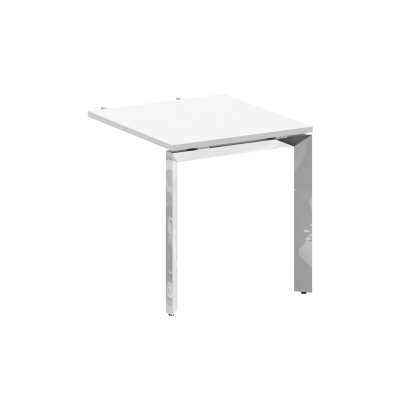 Onix Direct Lux Брифинг-приставка П-обр. м/к M-O.MP-BR-7 Белый Бриллиант/Нержавеющая Сталь/Хром 780*