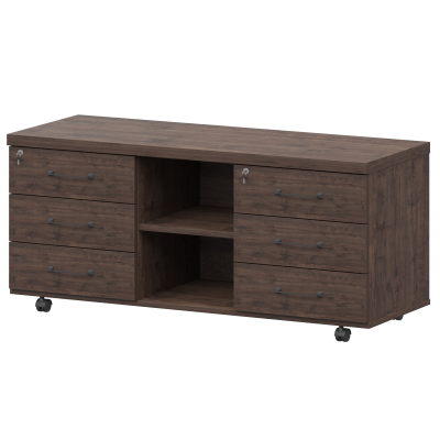 Греденция Приоритет К-972 Дуб апрель (1200x446x600)