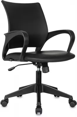 Кресло Бюрократ CH-695N черный экокожа крестов. пластик