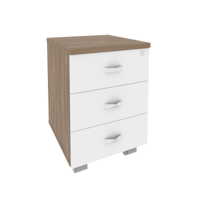 Onix Direct Тумба мобильная O.TM-3 Дуб Аризона/Белый Бриллиант 432*460*611