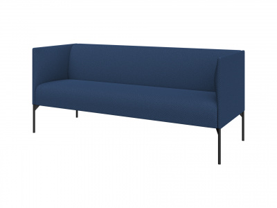 Диван 3-местный, Бридж, Brd3-2, sweet_blue, ткань: рогожка